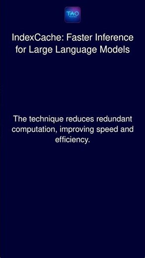 IndexCache: Faster Inference for Large Language Models