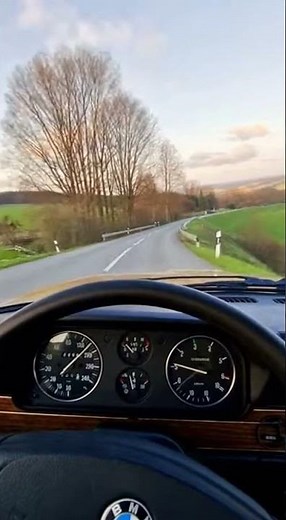 1978 BMW 320i Germany Vintage Drive POV