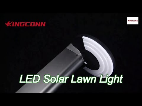 solar-powered led solar lawn lights for garden pathway illumination