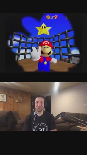 Mario 64 Whomp's Fortress Star in Cage Short Cut