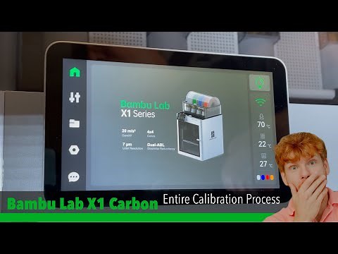 Bambu Lab X1 Carbon Calibration Process
