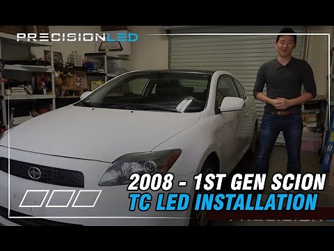 Scion TC LED Installation - 2008 - 1st Gen (2004+) ‪@PrecisionLED‬