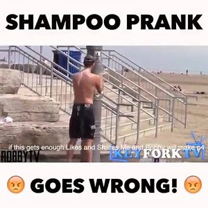 SHAMPOO PRANK GOES WRONG 😱😱😱 Credit: KeyForktv | Awesome people