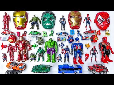 All Marvel Spider-Man Toy Collection Review| Secret SUPERHERO's Avengers Assemble - Stop motion Film