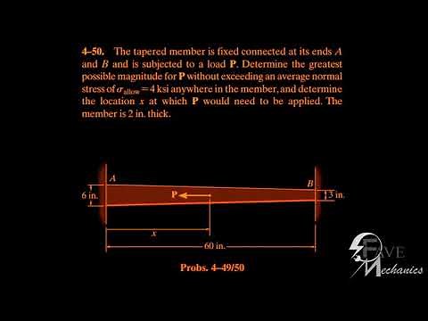 Problem 4-50/4-51/4-52/ Engineering Mechanics Materials.