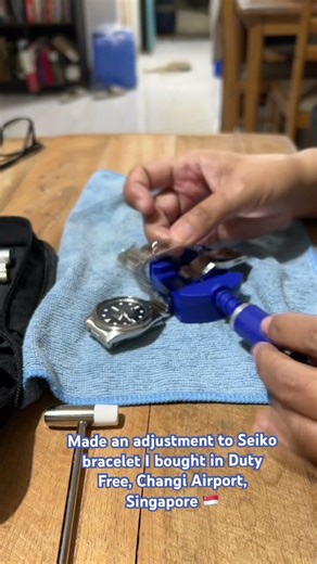 Seiko Watch Bracelet Adjustment #DIY