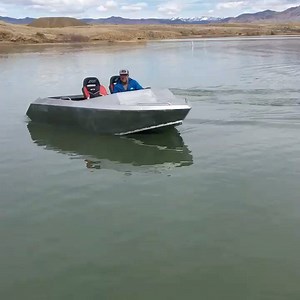 Aaaaaand another 12’ buccaneer hits the water! @davidhartman4874 | Jetstream Adventure Boats