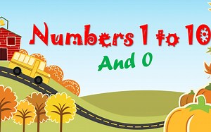 Numbers 1 to 10 and 0, 数字1到10，还有0，学前知识（1）