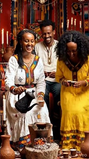Traditional Ethiopian Coffee Ceremony | Cultural Heritage, Music & Celebration ✨