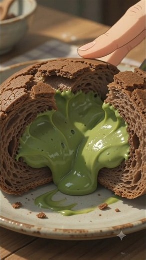 Yonsei Milk Matcha Cream Bread🍫🍵
