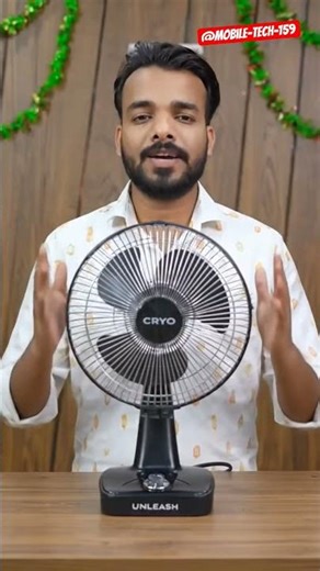 unleash CRYO 9 INCH HIGH SPEED METAL JAALI TABLE FAN FOR HOME, OFFICE with 1 Year Warranty Energy