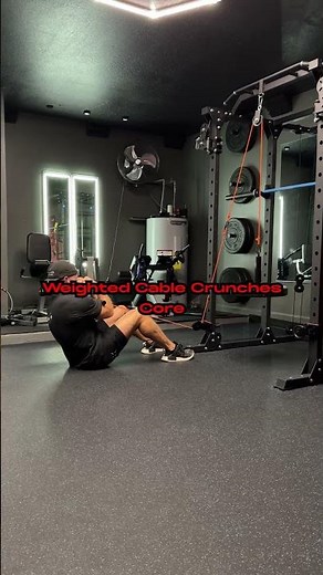 Unlock Core Strength with Bullet Pulley | Andrew's Weighted Cable Crunch Demo 💥 #coreworkout