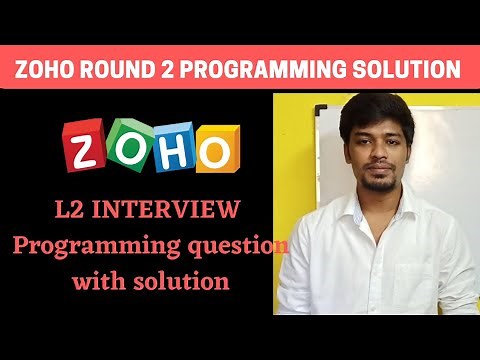 Zoho L2 Interview Programming Question with Solution | BiNaRiEs