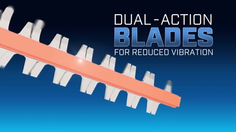 HART 40-Volt 24-inch Cordless Hedge Trimmer Kit, (1) 2.5Ah Lithium-Ion Battery