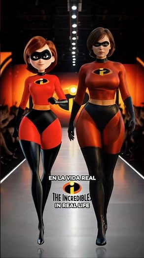 WHAT IF THE INCREDIBLES WERE REAL? 💥🦸‍♀️ Would you approve this live-action version?#theincredibles