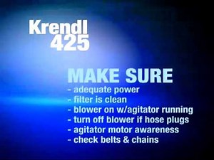 Krendl 425A 425 A 425B 425 B Cellulose and Fiberglass Blowing Machine