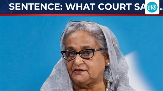Sheikh Hasina gets death sentence: Bangladesh Tribunal convicts ex-PM for bombing civilians with…