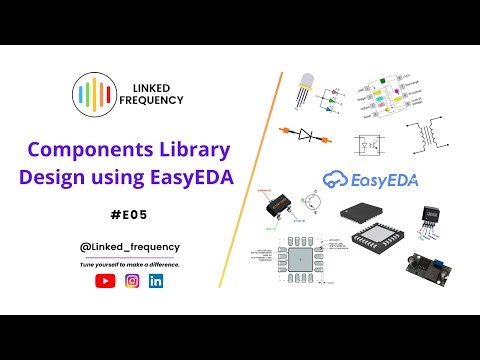 AC transformer symbol & footprint design using EasyEDA #E05 | Er. Vaibhav Sugandhi