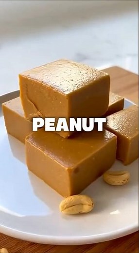 Healthy Peanut Butter Fudge #nobake #dessert #fudge