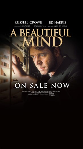 The Academy Award®-winning masterpiece celebrates 25 years with its first-ever 4K release. Experience A BEAUTIFUL MIND in stunning detail when you buy on Digital & Disc. https://uni.pictures/ABeautifulMind | A Beautiful Mind