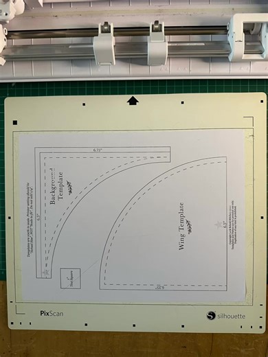 Learning all about the PixScan mat - thanks to Brenda from @Silhouettesuccess for your excellent video tutorial #diycraft #silhouetteamerica #silhouettecurio2 @silhouette.inc