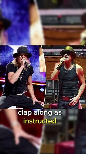 Kid Rock storms off stage as audience 'refuse to clap' at Bon Jovi's Nashville bar #singer #storms