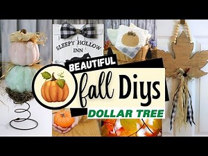 🍁 NEW FALL DIY Home Decor Ep. 4/Dollar Tree Fall 2021/Dollar Tree DIY/Cheap Fall Crafts