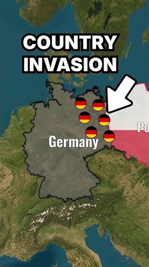 How to Make a Country Invasion Animation on a Map #MapAnimation #Shorts #History #Germany #Tutorial