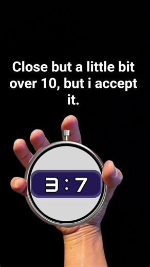 guys stop pausing the timer in the middle it is 10 seconds long