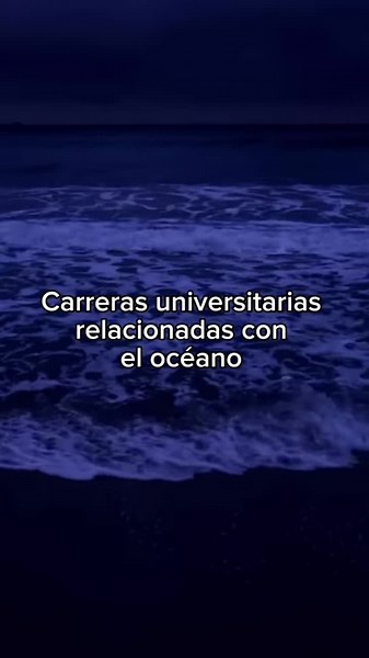 Carreras Universitarias Relacionadas con el Océano
