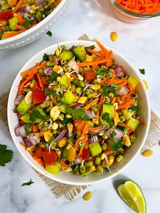 Sprouted Moong Bean Salad