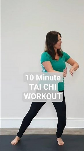 Try TAI CHI - learn at home - 10 mins gentle Tai Chi workout for beginners #taichiclass