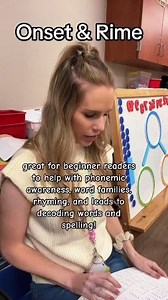 33K views · 392 reactions | Onset and rime! Including hand motions to help engagement and understanding! #phonemicawareness #phonemicawarenessactivities #heggertyphonics ##onsetandrime #kindergartenclassroom #classroomideas #learningisfun #phonics #lettersounds #scienceofreadinginstruction #scienceofreading #sor #learntoread #readingrecommendations | Lisa Elaine | Facebook