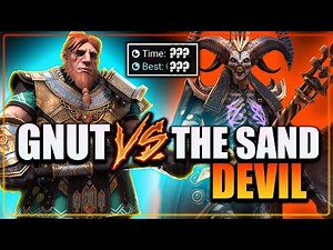 GNUT DUO FARMS SAND DEVIL STAGE 25 !! Raid: Shadow Legends