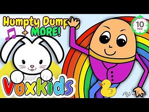 🥚 Humpty Dumpty + More Kids Songs | Classic Nursery Rhymes | 12 Min | VoxKids® MyVoxSongs
