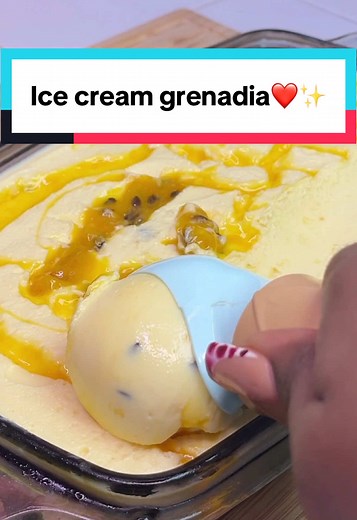 Recette de glace aux fruits de la passion