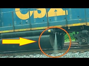 Secret Cargo On CSX Train! CSX GP39-2 Blowing Off Steam! CSX Train w DPU Alright! + More Trains!