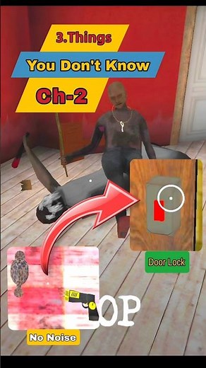 3 Granny Chapter 2 Secrets Players Still Ignore 🤡🤣|| #shorts #granny #grannygame ||