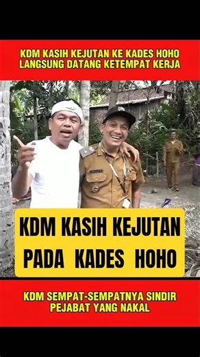 KDM GIVES HOHO VILLAGE HEAD A SURPRISE