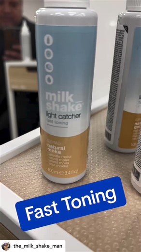 Milkshake Light Catchers fast toning! Posted @withregram • @the_milk_shake_man #eloyonthego #vamonos #travel #EOTG #milkshakepro #MILKSHAKEUSA #HAIR TONERS #BLONDES @milkshakehairpro @milkshakeusa @dollyhz1