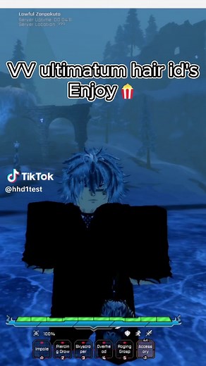 VV ultimatum best hair id's #fyp #fypシ #vvultimatum #robloxfyp #roblox #bleach #anime #viral #hair #hairideas