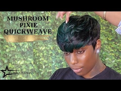 Quick Weave Pixie Mushroom Cut Tutorial | Achieve a Stunning Hairstyle in No Time