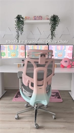 ✨ Meet the HBADA E3 Pro — designed to support every moment, whether you’re working, coding, creating, or gaming. Engineered for long hours of focus and comfort, it relieves fatigue and adapts seamlessly to your lifestyle. 🌀 3-Zone Elastic Lumbar Support — Protects your back through meetings, late-night debugging, or long gaming sessions. 🔄 4D Full-Range Adjustability — Perfect fit for typing, sketching, or strategizing. 🪑 360° Swivel Armrests — Flexible support whether you’re designing, codin