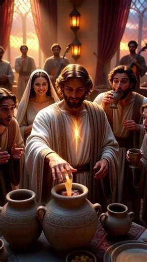 Jesus Turns Water Into Wine ✝️ The First Miracle at Cana