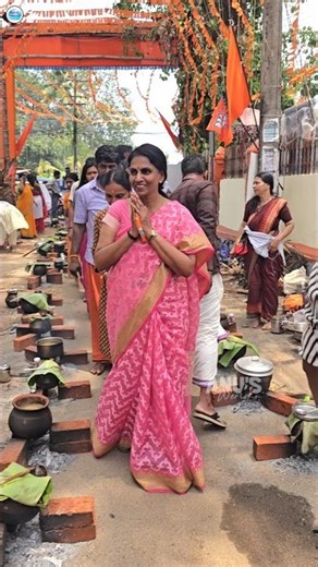 വലിയവിള കുണ്ടമൺ ദേവി ക്ഷേത്ര പൊങ്കാല ദർശനത്തിന് എത്തിയ വെട്ടിയൂർക്കാവ് ബിജെപി സ്ഥാനാർത്ഥി ശ്രീലേഖ