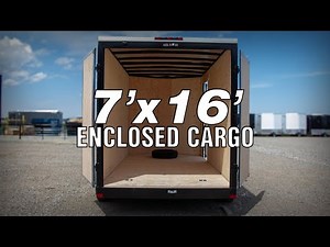 Introducing the Royal Cargo 7' x 16' Enclosed Trailer