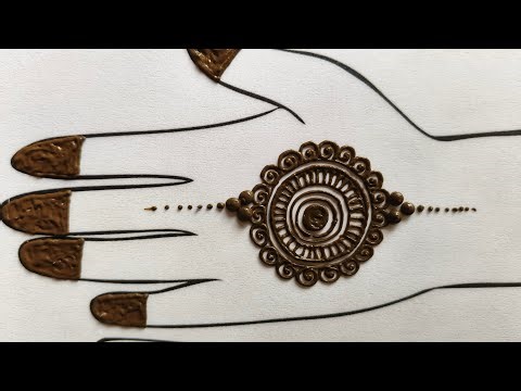 easy and beautiful front hand mehndi design #live#trending#viral