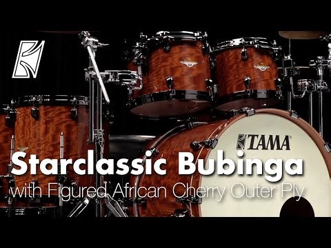 TAMA Starclassic Bubinga with Figured African Cherry Outer Ply