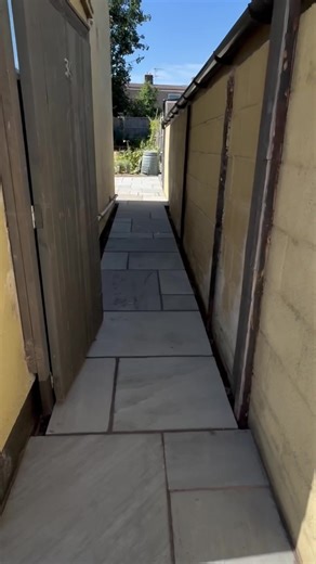 Patio & Driveway done for this customer using pave stone light grey natural stone slabs for the patio and using invicta blocks for the driveway #patioanddriveway #patio #driveway #slabs #blockpaving #slab #slabjob #slablaying #pavinglife #patioseason #pavingbusiness #blockpavingdriveways #fencing #steps #gardentransformation #drivewaysandpatios #smallbusiness #artificialgrass #djpaving #checkatrade #oxfordshire