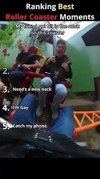Ranking best ROLLER COASTER Moments 🎢